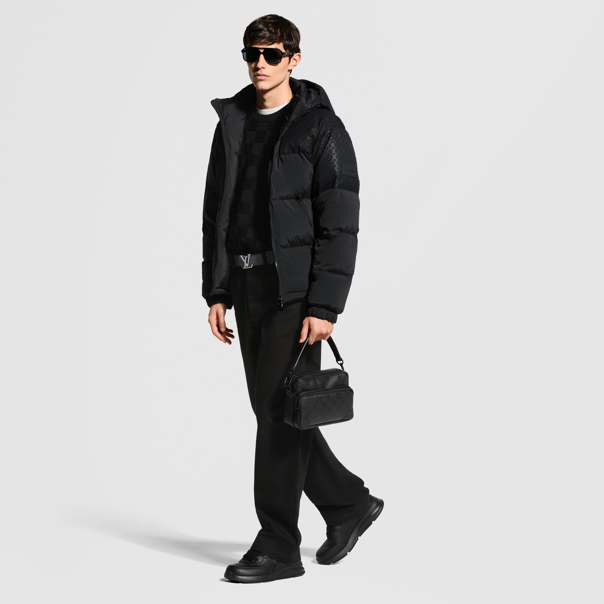 Placed Monogram Ecodown Blouson - Holiday Gifts for Him | LOUIS
